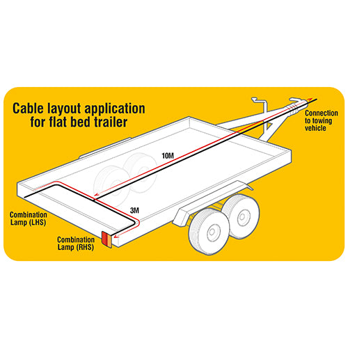 12V Magnetic Trailer Lighting Pods With 10m Cable