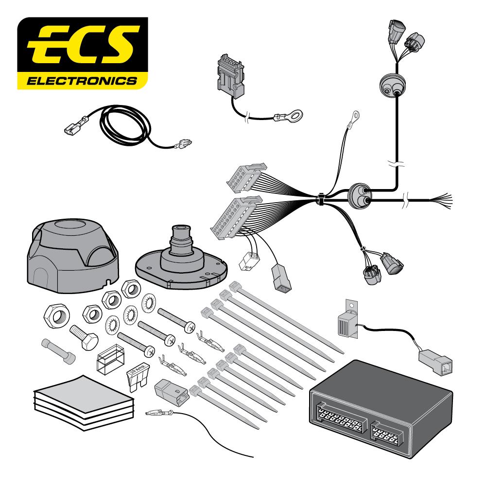 Towbar Electrical Kit VAUXHALL Combo Van March 2012 - December 2015 7 ...